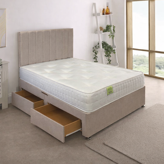 PROMO - Jubilee Pocket Divan Bed & Dartford Headboard