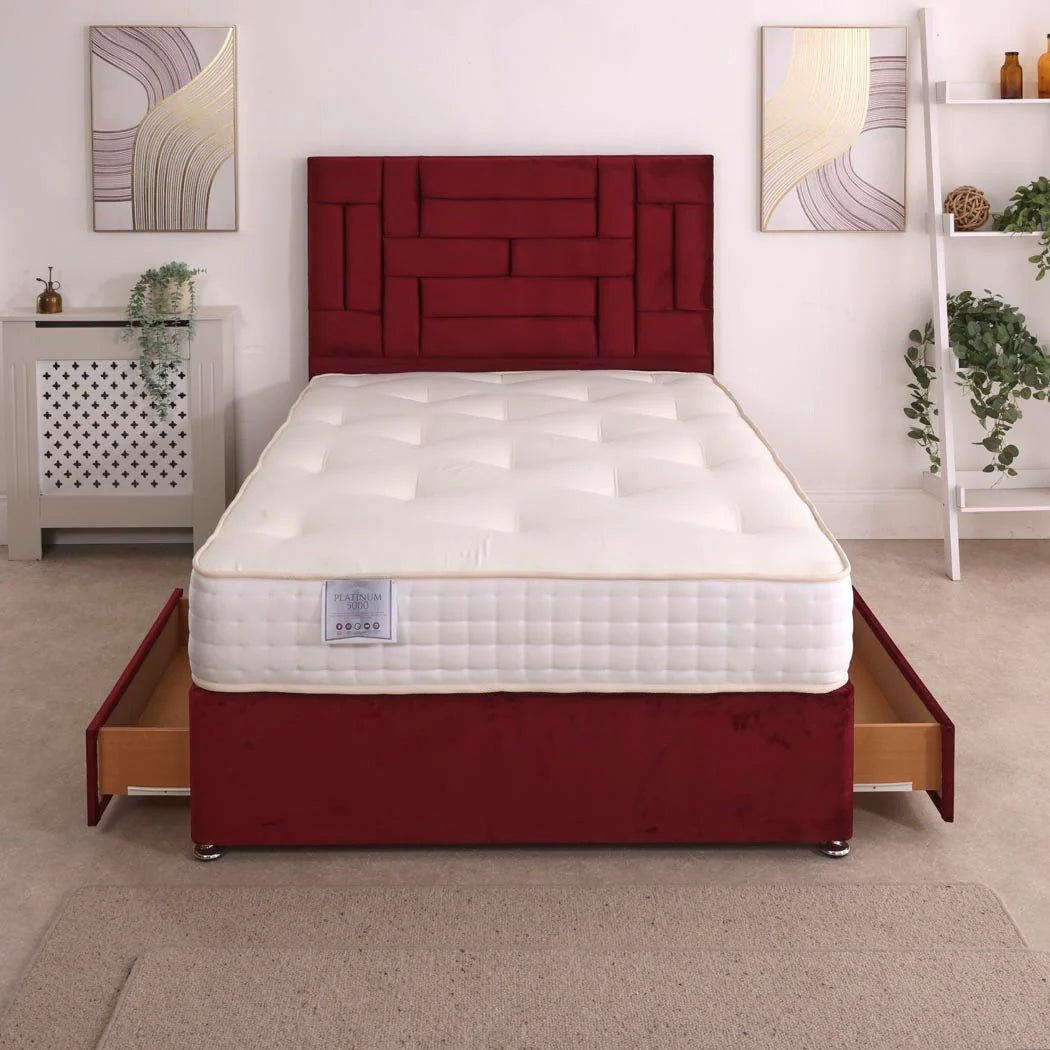 Platinum 5000 Pocket Intelligent Wool Divan Bed